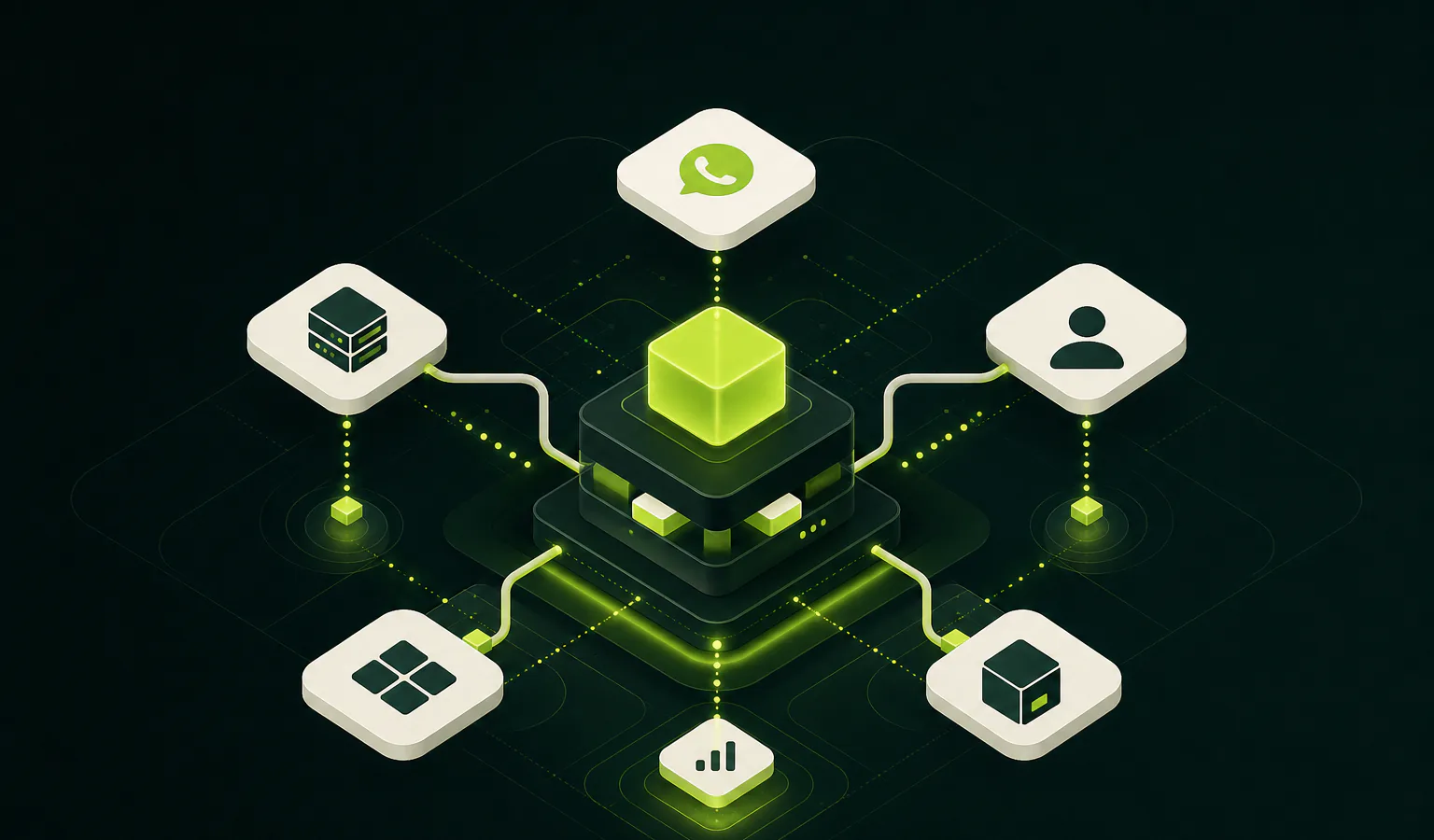 Imagem de destaque para Integração entre ERP, CRM, WhatsApp e sistemas internos: por onde começar